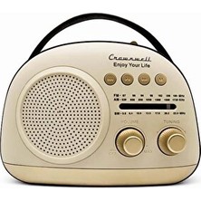Vaelmont Taşınabilir Arizona Serisi Retro Bluetooth Radyo ve Ses Sistemi Nostaljik Radyo