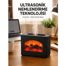 Marsilyan USB Güçlü Ultrasonik Hava Nemlendirici Sessiz Çalışan 270 ml Difüzör