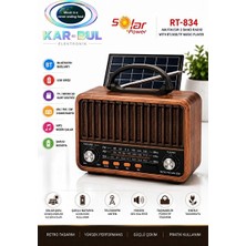 Vaelmont Nostaljik Bluetooth Radyo ve Mp3 Çalar ile Eski Günleri Yaşa Nostaljik Radyo