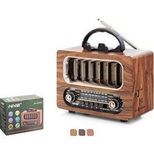 Vaelmont Kompakt Nostaljik Bluetooth Radyo ve Hoparlör Nostaljik Radyo