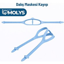 Vaelmont Safir Mavi Dalış Maskesi Kayışı ile Konfor ve Güvenlik