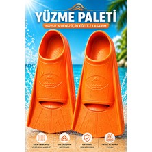 Vaelmont Turuncu Havuz ve Deniz Yüzücü Ayak Paleti, Renkli ve Taşınabilir Palet & Patik