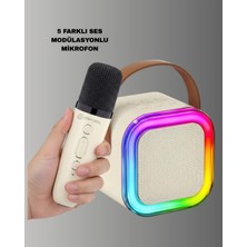 Taşınabilir Karaoke Mikrofon Seti Bluetooth Hoparlörlü Yeni Nesil Midastech