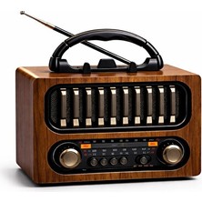 Vaelmont Bluetooth Nostaljik Radyo ve Taşınabilir Hoparlör: Fm/am ve Şık Tasarım