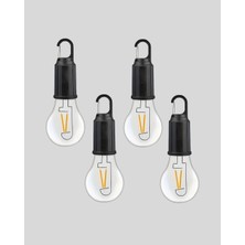 Eco Lounge Şarjlı Kancalı LED Lamba – Kamp, Balkon ve Acil Durum Işığı