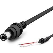 Aesco Notebook Adaptör Kablosu 6.3*3.0 30W-90W 1.2m Siyah HD4154