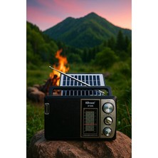 UltraNova Vaelmont Ahşap Görünümlü Vintage Bluetooth Hoparlör ve Radyo Nostaljik Radyo