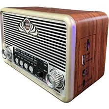 Vaelmont Retro Fenerli Bluetooth Radyo ile Taşınabilir Müzik Keyfi Nostaljik Radyo