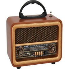 Vaelmont Taşınabilir Nostaljik Radyo Bluetooth ve USB Bağlantılı