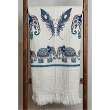 Cadde Dükkanı Fil Baskılı Müslin Peştamal 100X180
