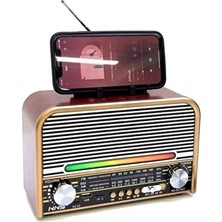 Vaelmont Retro Bluetooth ve USB Sd Kartlı Nostaljik Hoparlör Nostaljik Radyo