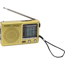 Vaelmont Taşınabilir Çok Fonksiyonlu Mini Radyo ve Fm Radyo Özelliği Nostaljik Radyo