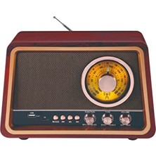 Vaelmont Nostaljik Tasarımlı Kablosuz Radyo ile Çoklu Müzik Dinleme Deneyimi Nostaljik Radyo