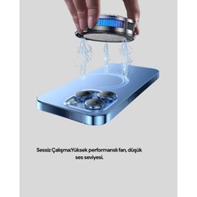 Rgb  Telefon Fanı Sessiz Soğutucu Tüm Akıllı Telefonlara Uygun Yeni Nesil Midastech