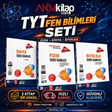 Akm Kitap Hız ve Renk Tyt Fizik Kimya ile Biyoloji Soru Bankası Seti 3 Kitap