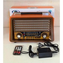 UltraNova Vaelmont Büyük Boy Bluetooth Müzik Radyo - Nostaljik Tasarım ve Yüksek Ses Kalitesi Nostaljik Radyo