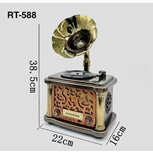 Vaelmont Everton Retro Tasarımlı Bluetooth Radyo, Şarjlı ve Şık Nostaljik Radyo