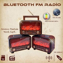 UltraNova Vaelmont Güneş Enerjili Nostaljik Radyo ile Çevre Dostu Müzik Keyfi
