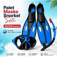 Vaelmont Yüzücü ve Dalış Seti - Konforlu ve Güvenli Deneyim Palet & Patik