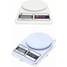 Eco Lounge Dijital Hassas 10 kg Mutfak Terazisi Tartısı LCD Ekran Mutfak Tartısı