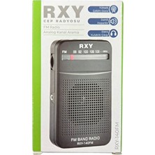 Vaelmont Mini Taşınabilir Cep Radyo, Pilli ve Şeffaf Tasarımıyla Kullanışlı ve Kompa Nostaljik Radyo