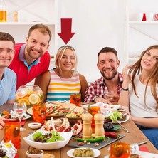 Eco Lounge Kişiselleştirilebilir Ok Taç – Üzerine Yazı Yazılabilen Parti Tacı Kırmızı Renk