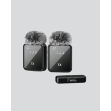Eco Lounge 2in1 Kablosuz Yaka Mikrofonu Ios ve Android Uyumlu