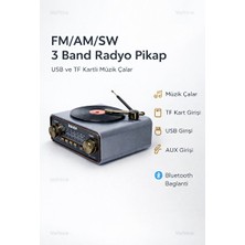 Vaelmont Çok Fonksiyonlu Nostaljik Radyo, Fm/am ve Bluetooth Özellikli