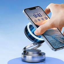 Eco Lounge Vakumlu Manyetik Telefon Tutucu – Güçlü Vakum 360° Döner Araç Içi Telefon Standı, Ultra Sabit Manyetik Destekli Mobil Cihaz Aparatı