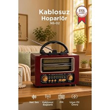Vaelmont Klasik Tarzda Bluetooth ve Nostaljik Radyo Hoparlör