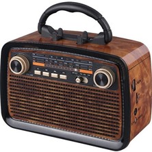Vaelmont El Fenerli Bluetooth Radyo, Nostaljik Tasarım ve Taşınabilirlik Nostaljik Radyo