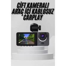 Eco Lounge Yol Kayıt Araç Kamerası Hd Dvr 3 Kameralı 2.0in Ekranlı Ön Iç Arka