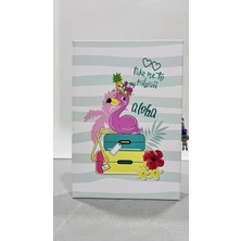 Empressco Aloha Series Kilitli Kutulu Günlük Hatıra Defteri 20*14*3 cm Çizgili Defter