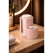 Maison Luré Modern Çizgili Banyo ve Makyaj Organizeri, Dekoratif Makyaj & Takı Organizeri