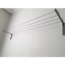 Maison Luré Dayanıklı Metal Katlanır Çamaşır Askısı ile Balkon ve Iç Mekan Kullanımı Çamaşır Kurutmalık