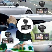 Eco Lounge Black Box Traffic Recorder 3 Kameralı Araç Kamerası Geri Görüş Destekli Gece Görüşlü