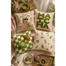 Bertille Home Pop Art Serisi Çift Tarafı Dijital Baskılı  4'lü Kırlent Kılıfı Seti