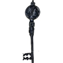 Elektronikçim Sezar Figürlü Dekorartif Büyük Anahtar, 270X66 mm - Antik Tarihi Vintage Biblo Süs Anahtarı