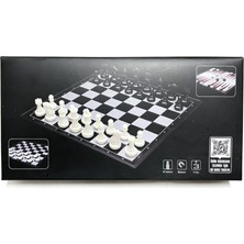 VRD10665 Katlanabilir Satranc Tavla ve Dama Seti