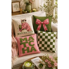 Bertille Home Pop Art Serisi Çift Tarafı Dijital Baskılı  4'lü Kırlent Kılıfı Seti