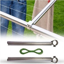 Maison Luré Paslanmaz Metal Balkon Çamaşır Askısı 45 cm Çamaşır Kurutmalık