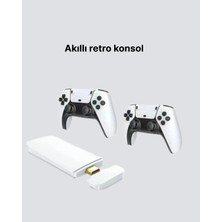 Eco Lounge 20.000 Yüklü Oyunlu Kablosuz Retro Oyun Konsolu 4K Destekli