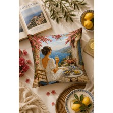 Bertille Home Pop Art Serisi Çift Tarafı Dijital Baskılı Kırlent Kılıfı