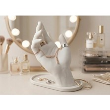 Maison Luré Gotik El Figürlü Takı ve Aksesuar Standı, Estetik ve Fonksiyonel Makyaj & Takı Organizeri