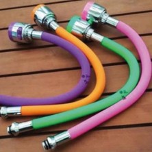 Eco Lounge Renkli Oynar Başlıklı Silikonlu Musluk Başlığı Kubar Su Tasarruflu Musluk Başlığı