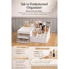 Maison Luré Iki Çekmeceli Masaüstü Kozmetik ve Ofis Düzenleyici Makyaj & Takı Organizeri
