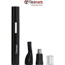 Ticimark Burun Kulak Kaş Şekillendirici Kıl Tüy Alma Pro Set Tıraş Makinesi 2'si 1 Arada