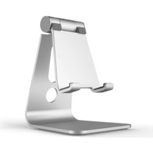 Empressco Metal Telefon Tablet Stand Masaüstü Ayarlanabilir Dock Standı Gri