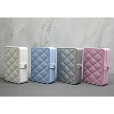 Maison Luré Deri Kaplamalı 16X11 cm Makyaj ve Takı Kutusu, Şık ve Dayanıklı Makyaj & Takı Organizeri