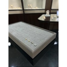 Maison Luré Sağlam Ahşap Piercing ve Küpe Tablası 256'LI Takı Organizeri Makyaj & Takı Organizeri